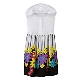 Girls' Xhilaration  Babydoll Hoodie - True White