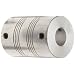 Ruland FSMR Set Screw Beam Coupling, Polished Aluminum, Metric