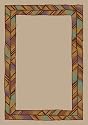 10'9" x 13'2" Milliken Innovations Zuni P7327 - 1000 - Pearl Mist Rectangular