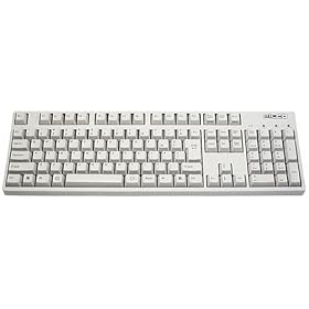 FILCO Majestouch�u�}�W�F�X�^�b�`�v ���J�j�J���L�[�{�[�hUSB&PS2���Ή� ���{��108�L�[�E���Ȉ󎚂Ȃ� ��CherryMX�����X�C�b�` �z���C�g FKB108M/NW