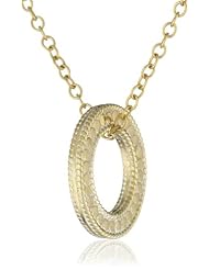 Anna Beck Designs "Gili" 18k Gold-Plated Circle of Life Charity Necklace