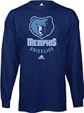 Memphis Grizzlies adidas Primary Logo Long Sleeve T-Shirt
