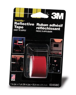 3M 03458C Scotchlite Red 1 x 36 Reflective Tape