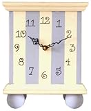 New Arrivals Tabletop Clock, Blue/White