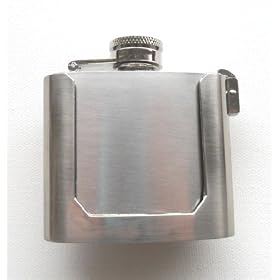 Click here to buy Secret Flask Belt Buckle - 3 oz. stainless steel - airplane safe.