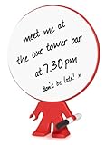 j-me Big Head Memo Pad, Red