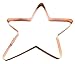 Small Folk Art Star Copper Cookie Cutter