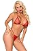 Cocolicious Women's Nice Fishnet Bra & G-String Set