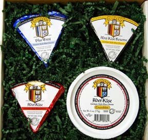 Ader Kase Blue Cheese Sampler Gift Box by Wisconsinmade.com