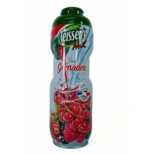 3 bottles of Teisseire all natural Grenadine Pomegranate Syrup 600 ml 20.3 fl oz bottle ~... by Teisseire