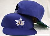 Seattle Mariners Snapback Blue Adjustable Plastic Snap Back Cap / Hat