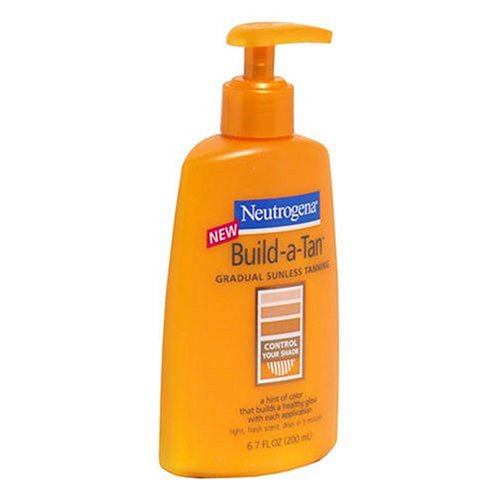 Neutrogena Build-a-Tan Gradual Sunless Tanning, 6.7-Ounce Pumps (Pack of 2)