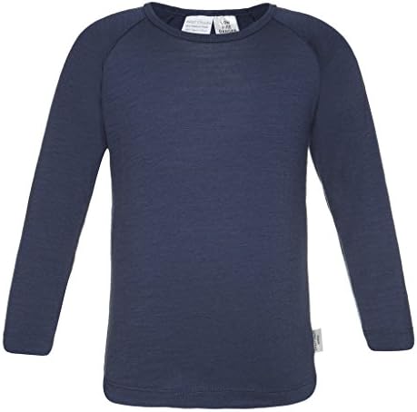 Sweet Cheeks Merino Baby Boys' Long Sleeved Top 1-2 Yrs Blue