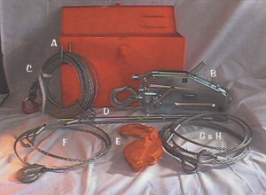Tractel GRIPHOIST / TIRFOR - rescue kits: TU-32 Model RESCEUTU32K