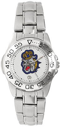 James Madison University Dukes Ladies Sports Steel Watch