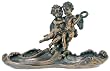 Classical Style Cherubs Tray Figurine - Cold Cast Resin - 5.5'' x 8.25'' Dimension