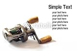 Wallmonkeys Peel and Stick Wall Decals - Low-proflile Casting Reel - Removable Graphic