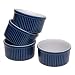Emile Henry 6-Ounce Ramekin, Set of 4, Azure Blue