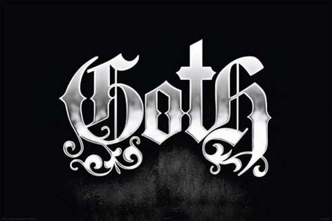 Empire 105820 Gothic - Logo-Schriftzug - Plakat Poster Druck - 91.5 x 61 cm Preisvergleich