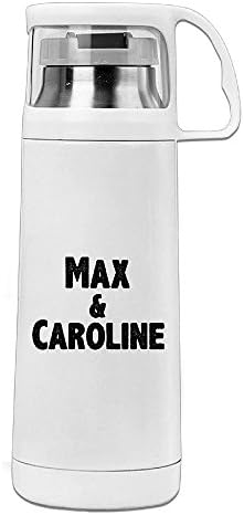VOLTE Max&amp;Caroline Portable Stainless Steel Vacuum Cup Perfect For Golf Keep Water Warm Or Cold 8 Hours 14 Ounces