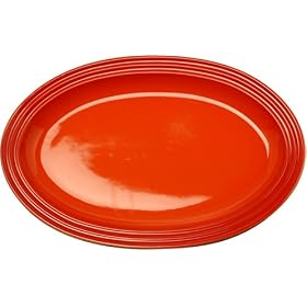 Le Creuset �I�[�o���E�v���[�g 30cm �I�����W 910134-30-09