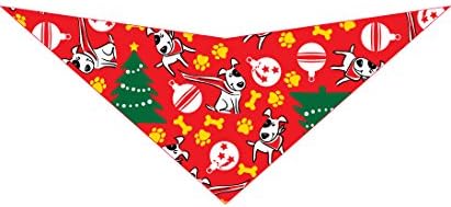 Ready for Christmas Triangle Dog Bandana (Large Dog 29")