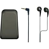 JVC HAF71 In-Ear Portable Headphones with Case (Black)