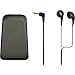 JVC HAF71 In-Ear Portable Headphones with Case (Black)