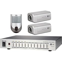 LG LSP-Q103M Dual Quad Do-It-Yourself Observation System w/Three Cameras (Color)
