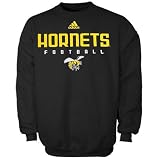 adidas Alabama State Hornets Black Sideline Crew Sweatshirt