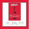 D'Addario Prelude Violin String Set, 4/4 Scale, Medium Tension