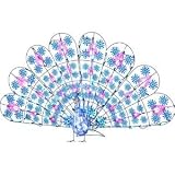 Best Price Gemmy LED Sparkles Snowflake Peacock Lightshow Outoor Holiday Decoration