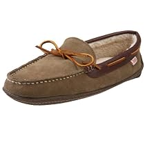 Tamarac by Slippers International Men's Ashford Plantation Sole Suede Moccasin