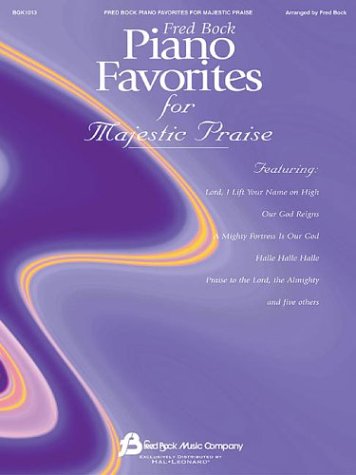 Fred Bock Piano Favorites for Majestic Praise: Piano Solo Arrangements (Fred Bock Publications)