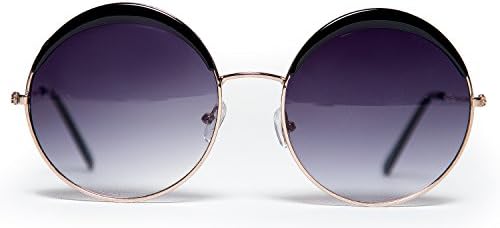 Saint Noir - Ultra Premium Womens Oliver Peoples Inspired Gold Metal Frame Sunglasses 100% UV Protection