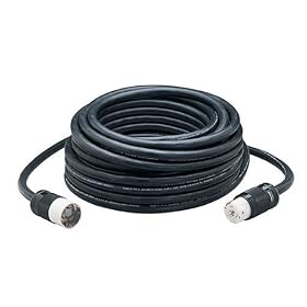 Coleman Cable 1938 50-Foot 50 Amp Twist-Lock Temporary Power Cord