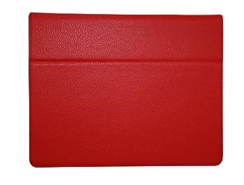 MYCARRYINGCASE iPad 2 Leather Case Cover and Flip Stand for Apple iPad 2 - Red