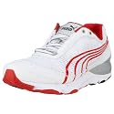 PUMA Complete Calibus II 184019, Herren Sportschuhe - Running, weiss, (white-metallic silver-puma red 01)