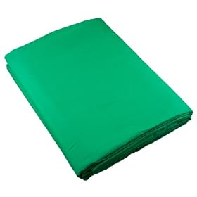 PhotoSEL BK13CG Chroma Key Green Screen 100% Muslin Photography Backdrop 3m x 6m (10' x 20') with Carrying Bag