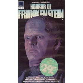The Horror of Frankenstein [VHS]