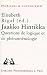Jaakko hintikka entre sémantique et phénoménologie