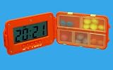 Sophisticated daily pill reminder and storage system