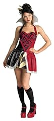 Alice in Wonderland Sassy Queen Of Hearts Tween Girl or Womens Costume 