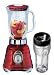 Osterizer 4126 Contemporary Classic Beehive Blender with Bonus Bandit Blend N Go, Red