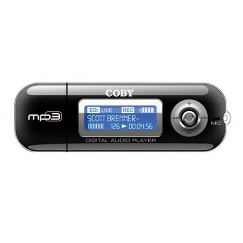 COBY MP-C831 MP3 Player w/128 MB Flash Memory & USB Drive