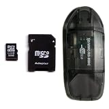 Komputerbay 32GB MicroSD SDHC Microsdhc Class 6 with Micro SD Adapter and USB Reader