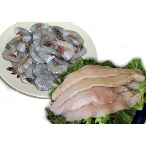 2 lbs. Catfish and 2 lbs. Jumbo Shrimp by Charleston Seafood