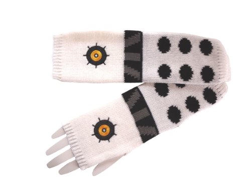 Doctor Who Dalek Adult White Arm Warmers