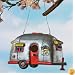 Camper Birdhouse Trailer Bird House Airstream Rv Home Decor Yard Garden Porch Patio Birdfeeder Feeder Country