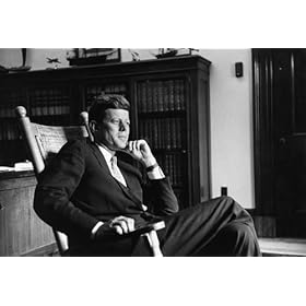  John F Kennedy JFK in Senate Office 1959 Framed Photo 4x6